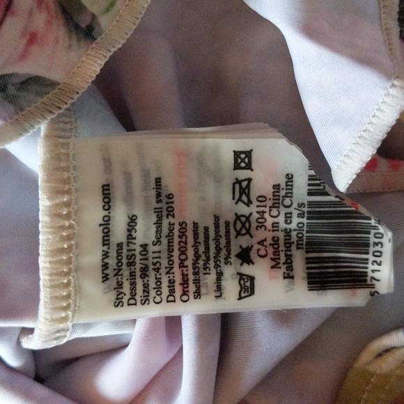 NWOT Molo Girl's Swimsuit UPF40+ - Picture 10 of 14